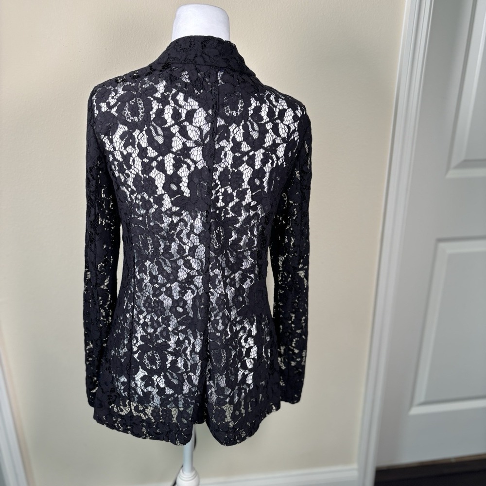 Apt 9 Black Lace Women's Topper Classy Whims Goth Gypsy Fairy Grunge - Picture 11 of 13